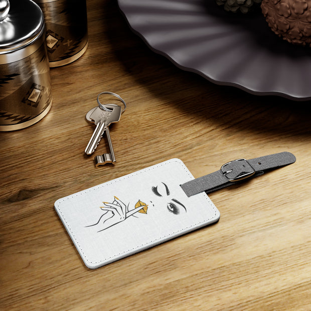 Serene Bombshell Chic Travel Luggage Tag, Airport Essentials