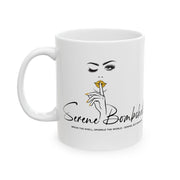 Sereme Bombshell Empowered Ceramic Mug - 11oz/15oz, Perfect Gift for Strong Women