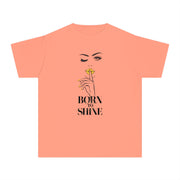 Born to Shine Stylish Youth Tee - Graphic T-Shirt for Trendy Kids