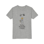 Serene Bombshell in The Making Youth Tee, Stylish Graphic Young Adult Shirt