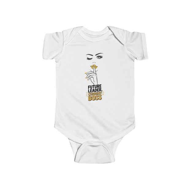 Future Leader, Current Boss Cute Baby Bodysuit, Funny Baby Clothes, Newborn Gift