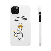 Serene Bombshell Phone Case, Chic Snap Case, Stylish Phone Cover