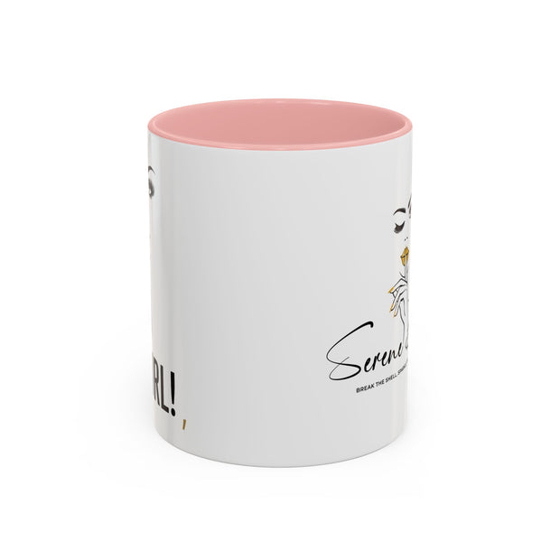 Serene Bombshell "Go Girl" Accent Coffee Mug (11, 15oz)