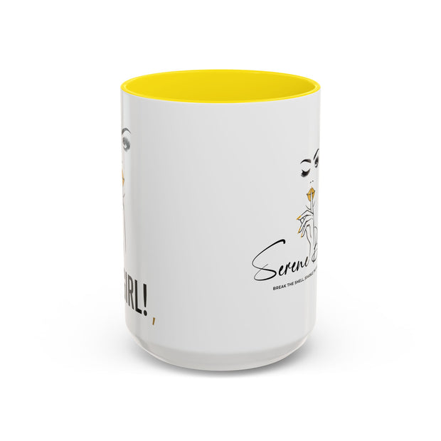 Serene Bombshell "Go Girl" Accent Coffee Mug (11, 15oz)