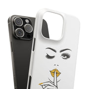 Serene Bombshell Phone Case, Chic Snap Case, Stylish Phone Cover