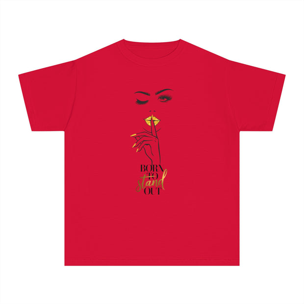 Stylish Youth Tee - Born To Stand Out Graphic T-Shirt for Trendy Kids