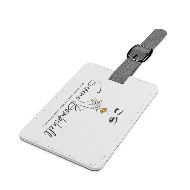 Serene Bombshell Chic Travel Luggage Tag, Airport Essentials