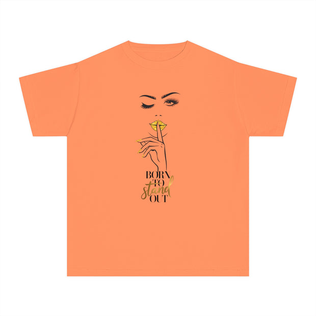 Stylish Youth Tee - Born To Stand Out Graphic T-Shirt for Trendy Kids