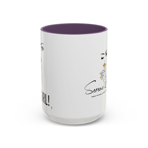 Serene Bombshell "Go Girl" Accent Coffee Mug (11, 15oz)