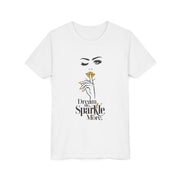Dream Big, Sparkle More Youth Tee, Stylish Graphic Young Adult Shirt