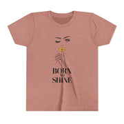 Born to Shine Youth Tee, Stylish Graphic Young Adult Shirt