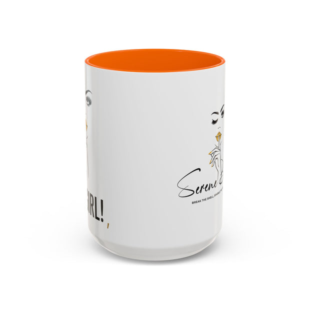 Serene Bombshell "Go Girl" Accent Coffee Mug (11, 15oz)