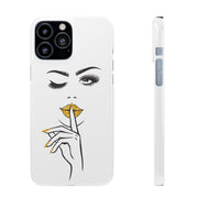 Serene Bombshell Phone Case, Chic Snap Case, Stylish Phone Cover