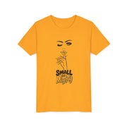 Small But Mighty Youth Tee, Stylish Graphic Young Adult Shirt