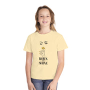 Born to Shine Stylish Youth Tee - Graphic T-Shirt for Trendy Kids