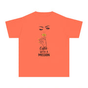 Cutie with a Mission Stylish Youth Tee - Graphic T-Shirt for Trendy Kids