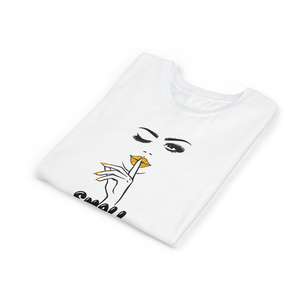 Small But Mighty Youth Tee, Stylish Graphic Young Adult Shirt