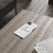 Serene Bombshell Slim Phone Cases with Stylish Illustration