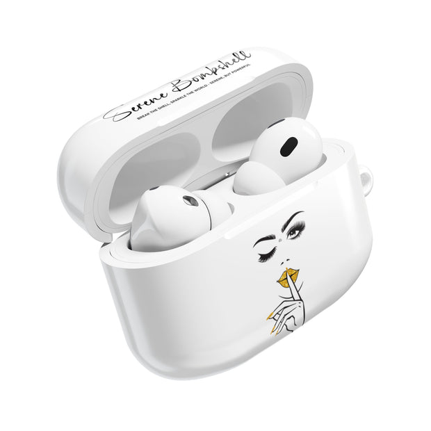 Serene Bombshell AirPod Case for Stylish Protection, Trendy Tech Accessory, Gift for Her
