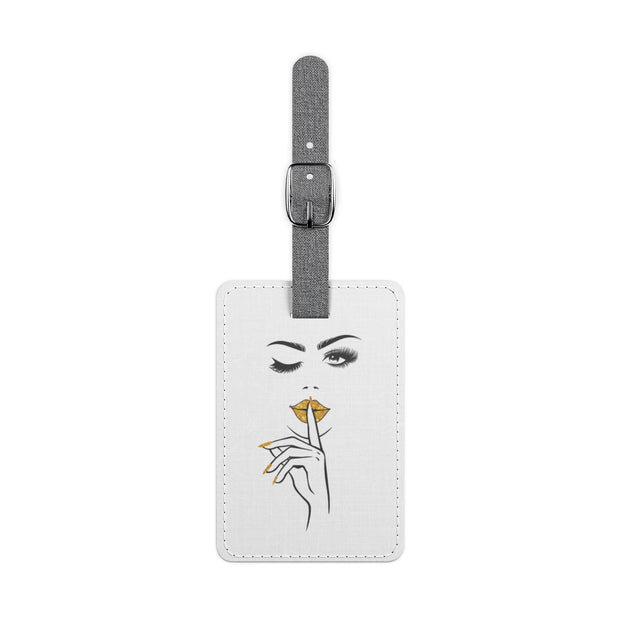 Serene Bombshell Chic Travel Luggage Tag, Airport Essentials