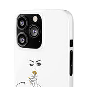 Serene Bombshell Phone Case, Chic Snap Case, Stylish Phone Cover