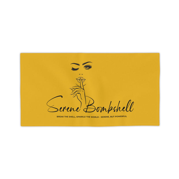 Serene Bombshell Chic Whisper Beach Towels | Summer Vibes