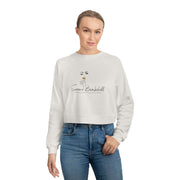 Serene Bombshell Cozy Women's Cropped Fleece Pullover