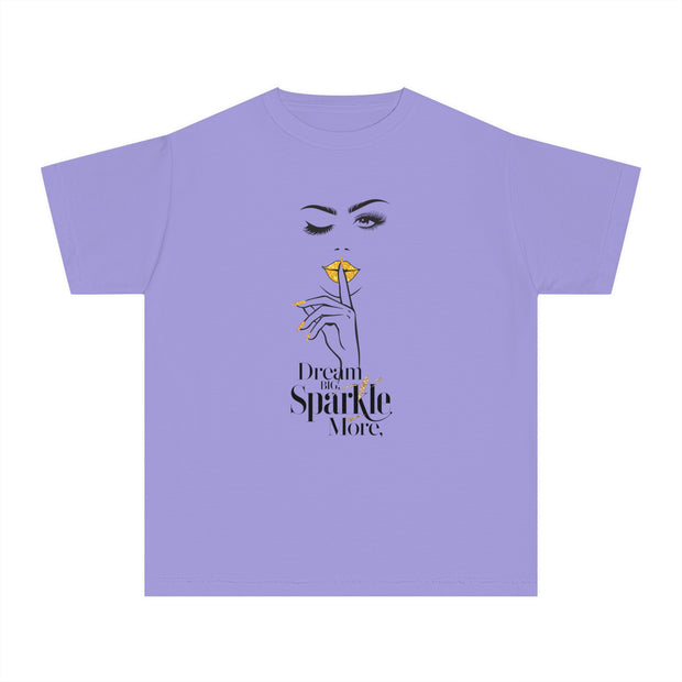 Stylish Youth Tee - Dream Big, Sparkle More Graphic T-Shirt for Trendy Kids