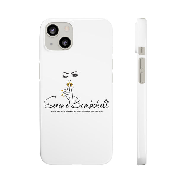 Serene Bombshell Phone Case, Chic Snap Case, Stylish Phone Cover
