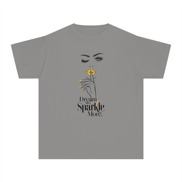 Stylish Youth Tee - Dream Big, Sparkle More Graphic T-Shirt for Trendy Kids