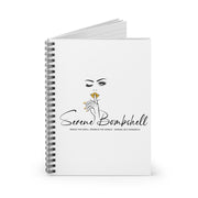 Serene Bombshell Chic Spiral Notebook - Glamorous Design