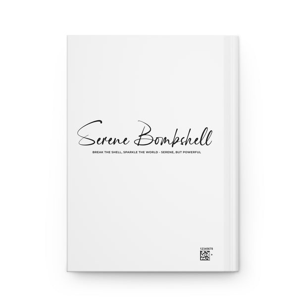 Serene Bombshell Hardcover Journal - Stylish Writing Notebook
