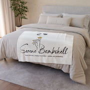 Serene Bombshell Blanket - Cozy Throw for Relaxation, Living Room Decor