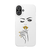 Serene Bombshell Phone Case, Chic Snap Case, Stylish Phone Cover