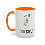 Serene Bombshell "Go Girl" Accent Coffee Mug (11, 15oz)