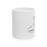 Serene BombShell "Not Asking, Taking!" Ceramic Coffee Mug, Unique Gift for Coffee Lovers, Tea Drinkers