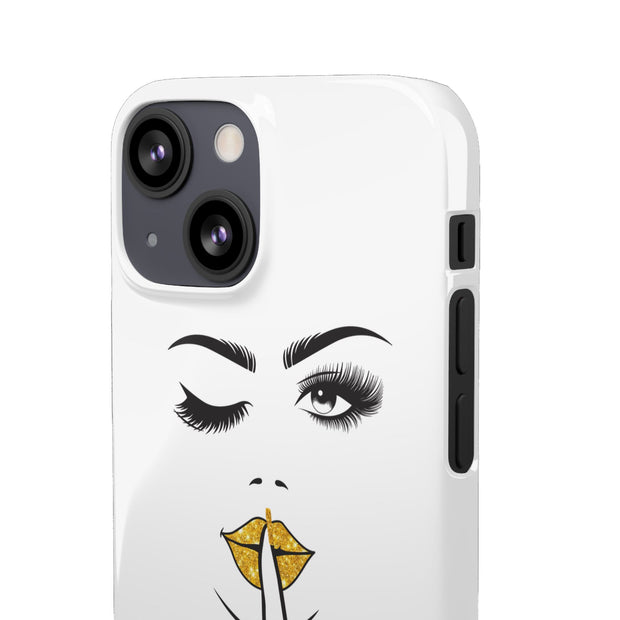 Serene Bombshell Phone Case, Chic Snap Case, Stylish Phone Cover