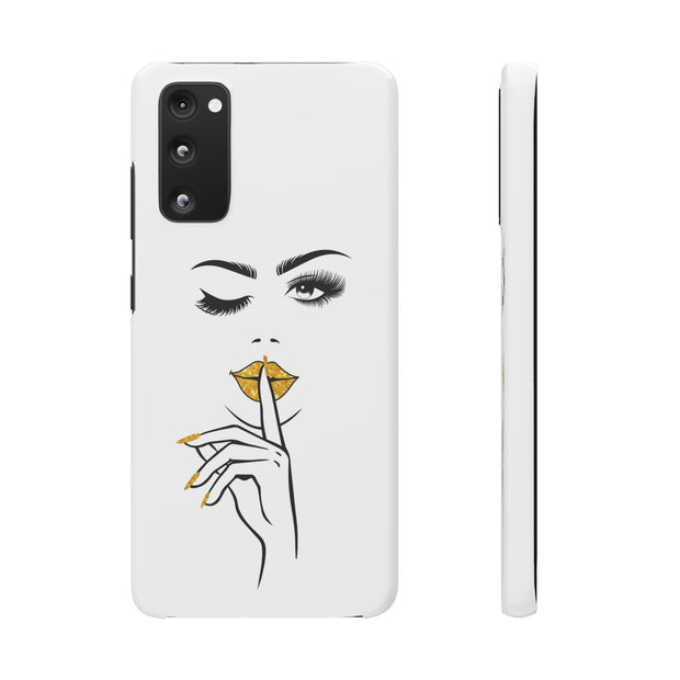 Serene Bombshell Phone Case, Chic Snap Case, Stylish Phone Cover