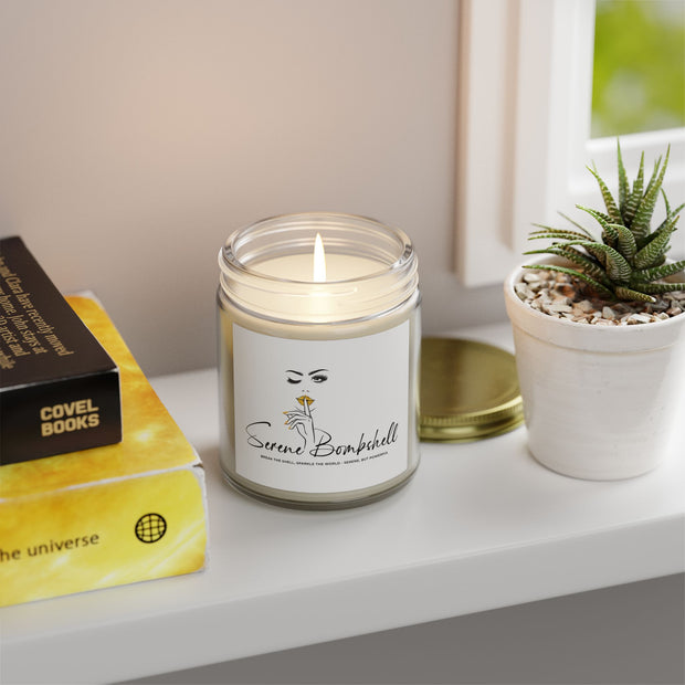 Serene Bombshell Chic Scented Candles - Coconut Apricot Wax | Stylish Home Decor