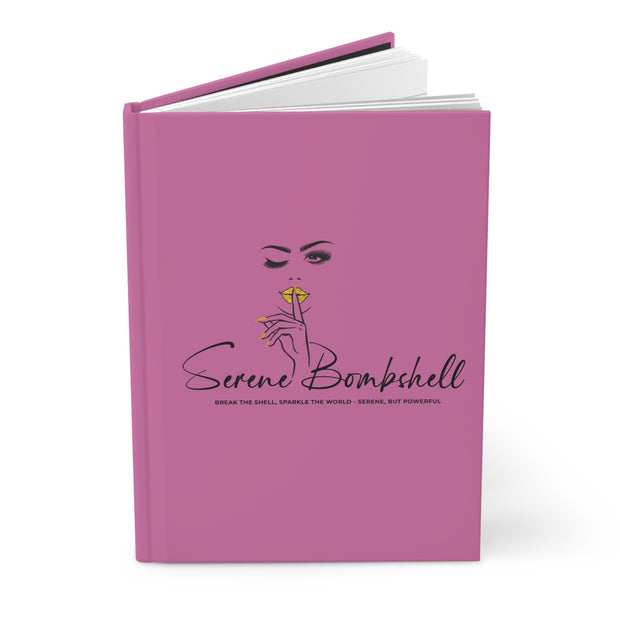 Serene Bombshell Hardcover Journal - Stylish Writing Notebook