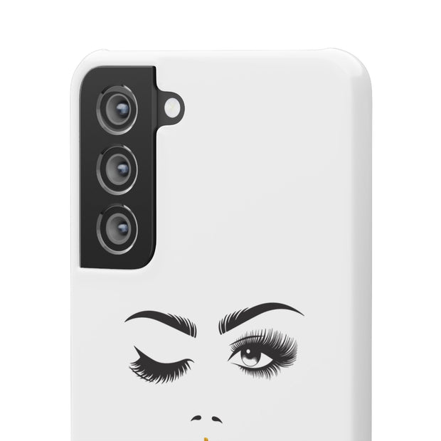 Serene Bombshell Phone Case, Chic Snap Case, Stylish Phone Cover