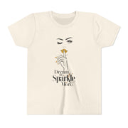 Dream Big, Sparkle More Youth Tee, Stylish Graphic Young Adult Shirt
