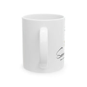 Sereme Bombshell Empowered Ceramic Mug - 11oz/15oz, Perfect Gift for Strong Women