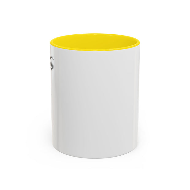 Serene Bombshell Stylish Black-Handled Coffee Mug - Perfect for Morning Brew