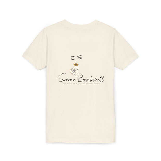 Small But Mighty Youth Tee, Stylish Graphic Young Adult Shirt