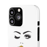 Serene Bombshell Phone Case, Chic Snap Case, Stylish Phone Cover