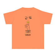 Smart Girls Shine Bright Stylish Youth Tee - Graphic T-Shirt for Trendy Kids