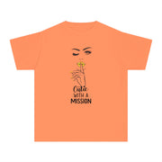 Cutie with a Mission Stylish Youth Tee - Graphic T-Shirt for Trendy Kids