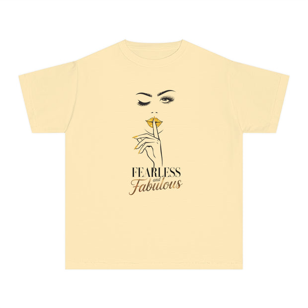 Stylish Youth Tee - Fearless and Fabulous Graphic T-Shirt for Trendy Kids