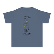 Cutie with a Mission Stylish Youth Tee - Graphic T-Shirt for Trendy Kids